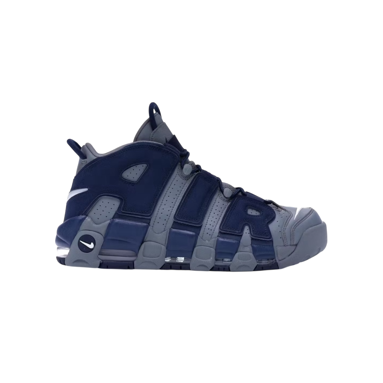 Nike Air Uptempo Cool Grey Midnight Navy PO, Size: 9.5M