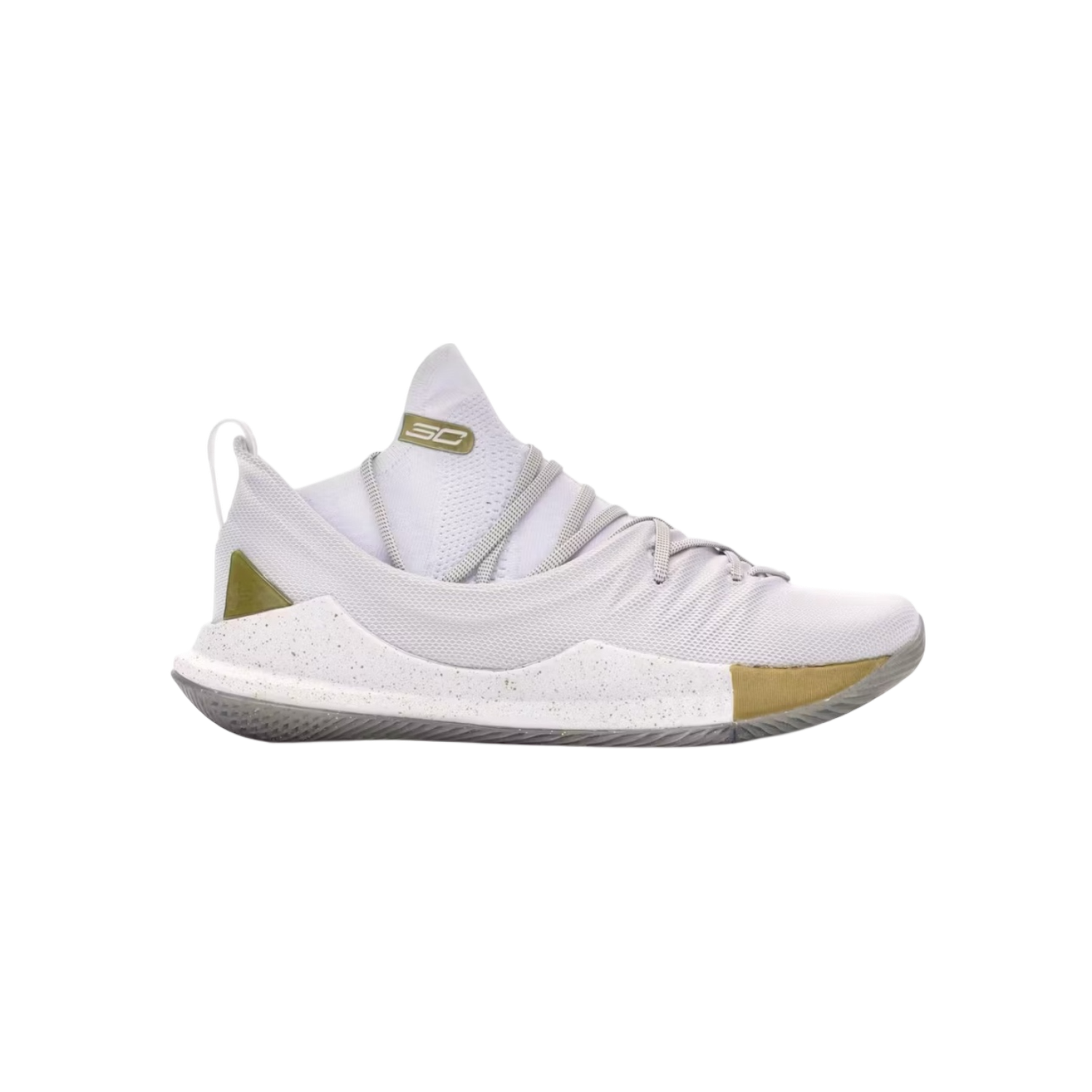 Under Armour Curry 5 White Gold PO, Size: 10.5M