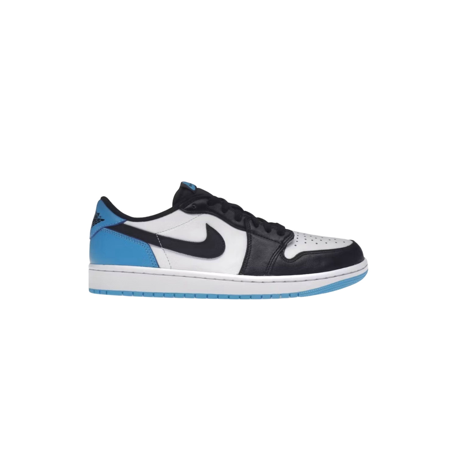 AJ1 Low Black Dark Powder Blue PO, Size: 9.5M
