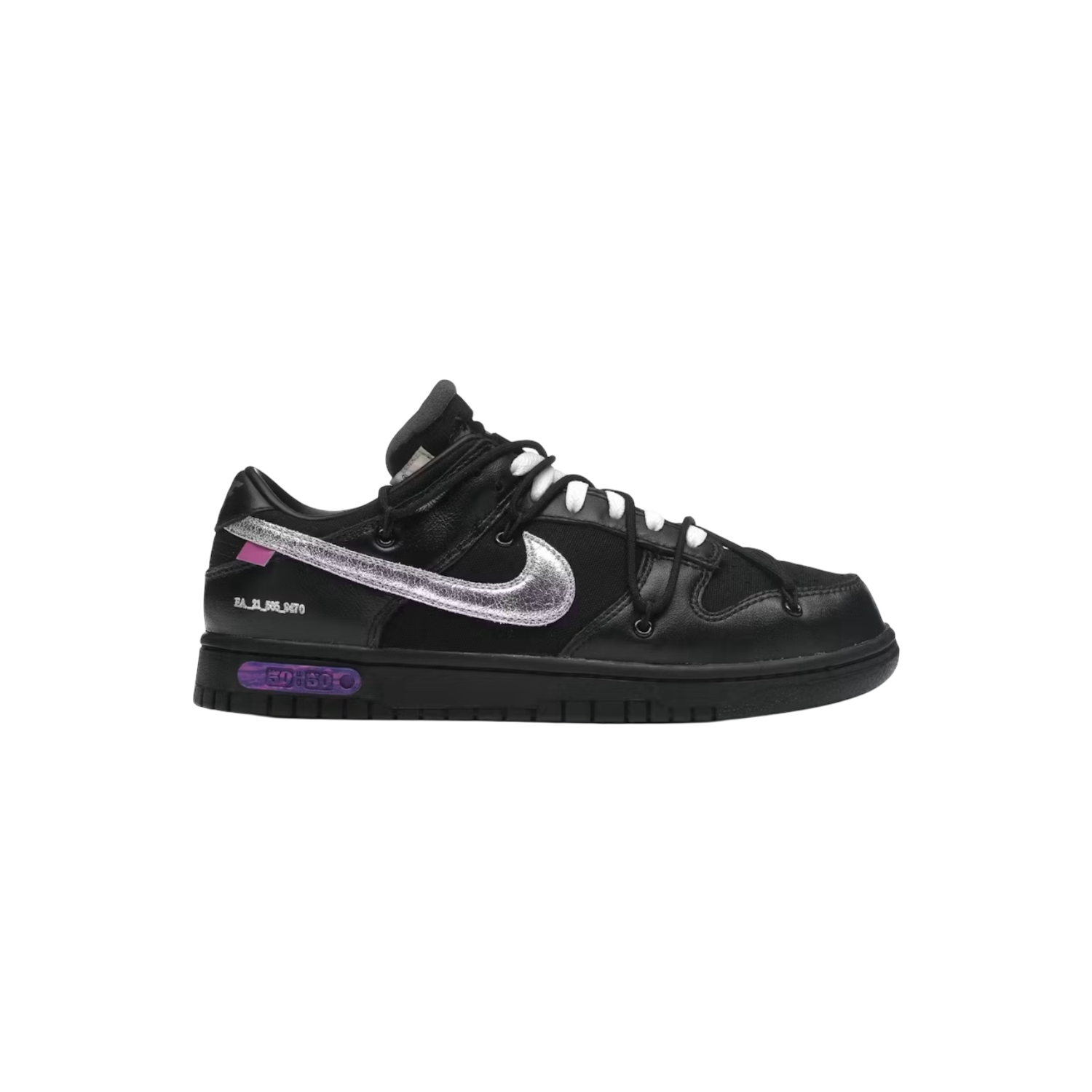 Nike Dunk Low Off White Lot 50, Size: 8.5M