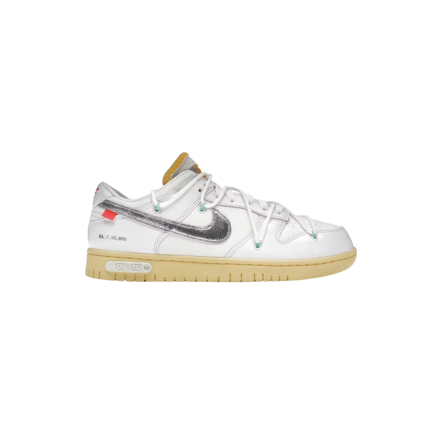 Nike Dunk Low Off White Lot 1 PO, Size: 8.5M