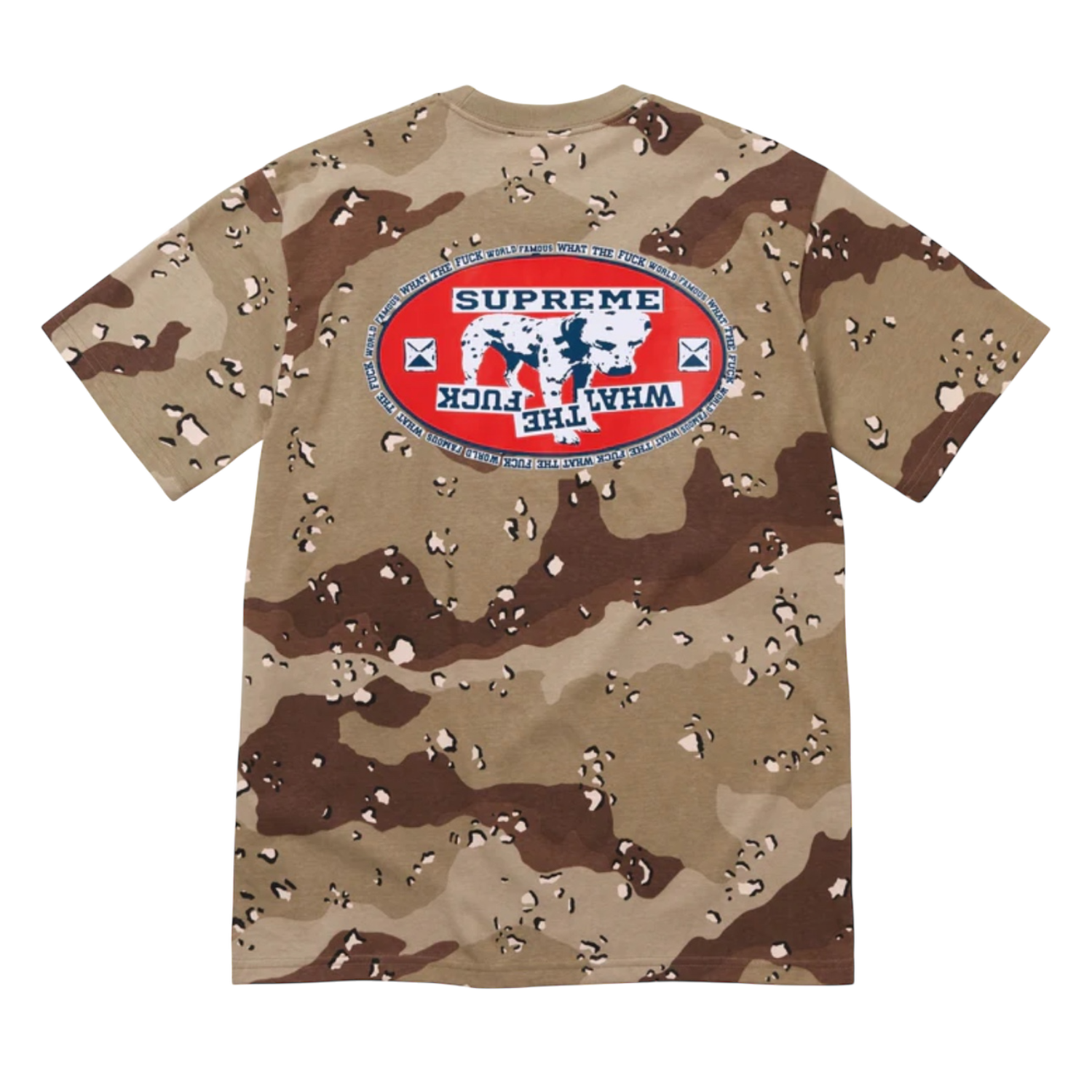 Supreme Dalmatian Chocolate Camo Tee, Size: XL
