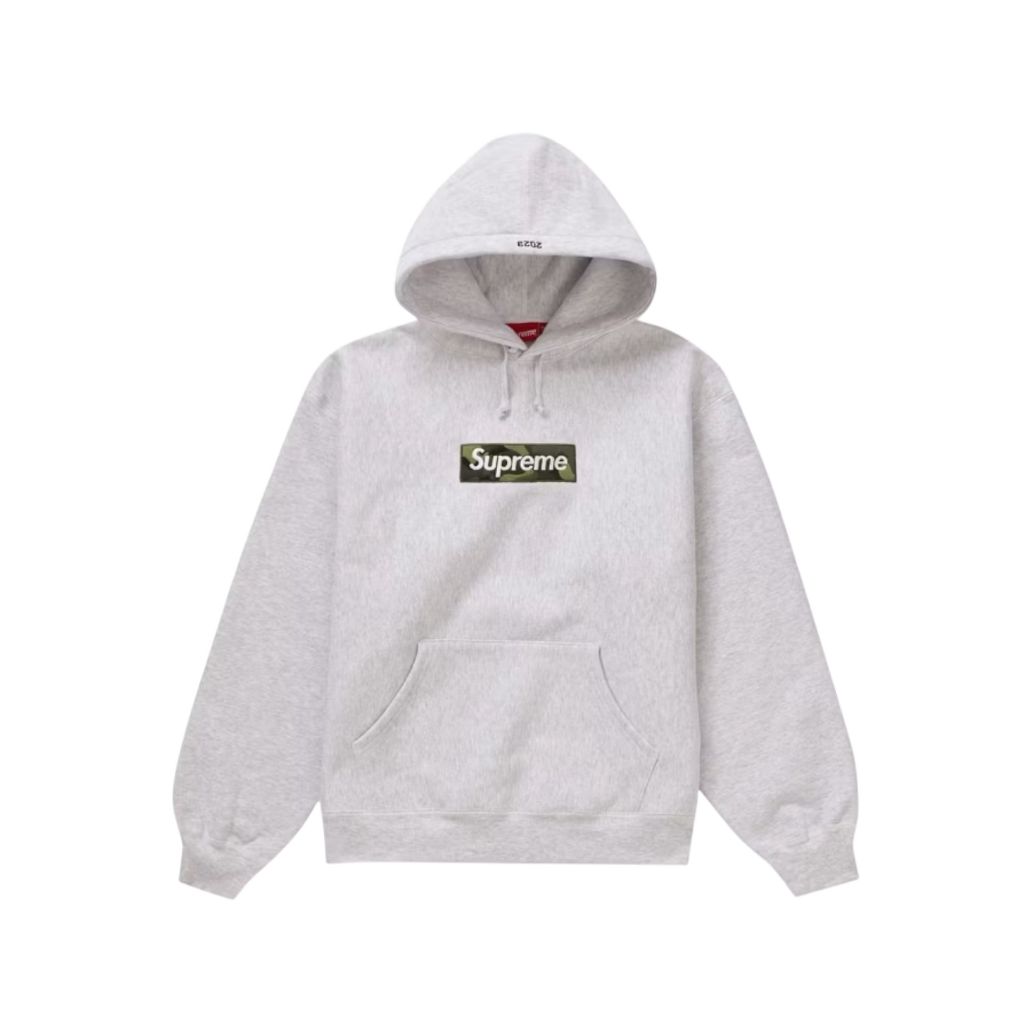 Supreme Box Logo Hoodie Ash Grey, Size: L