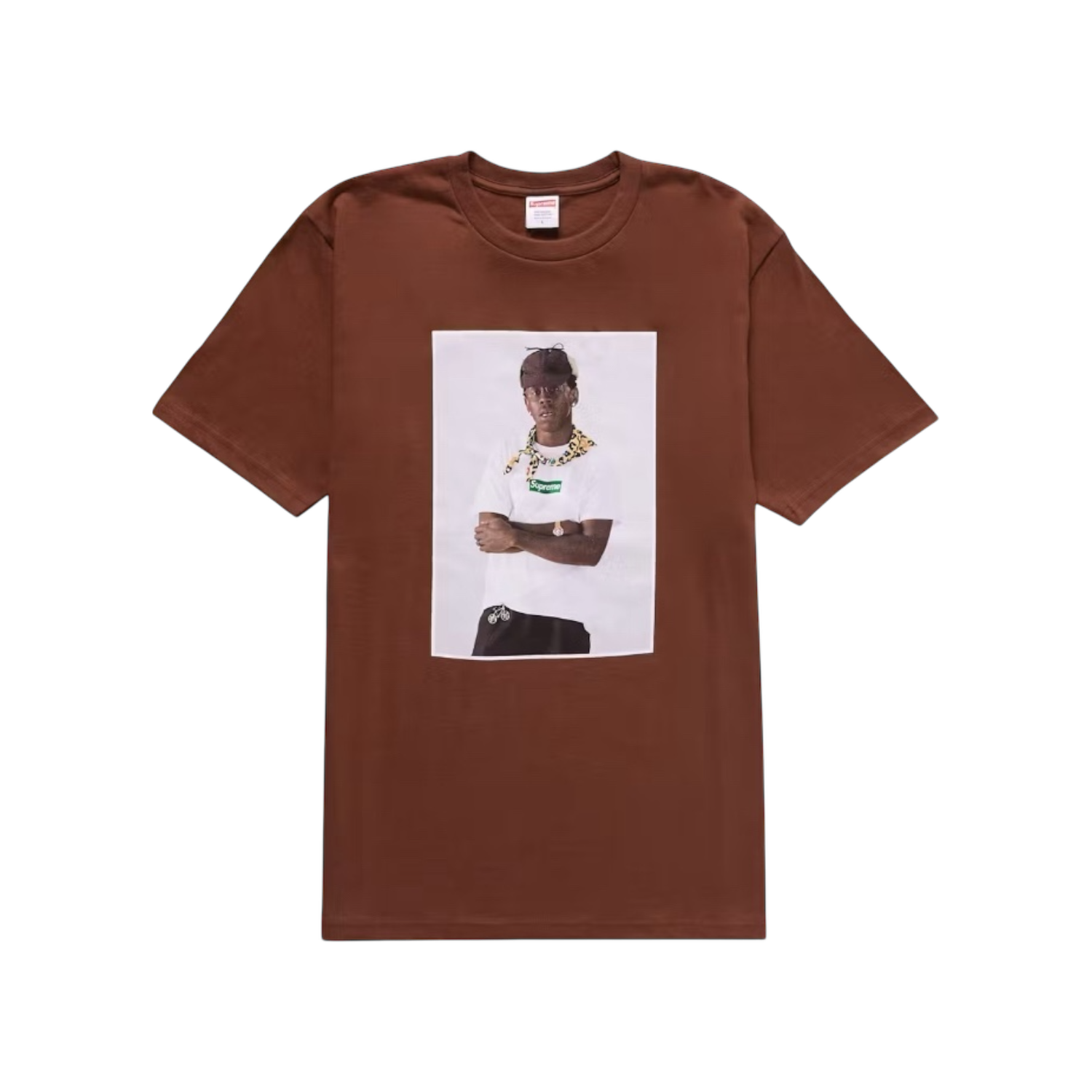 Supreme Tyler The Creator Tee Brown, Size: L