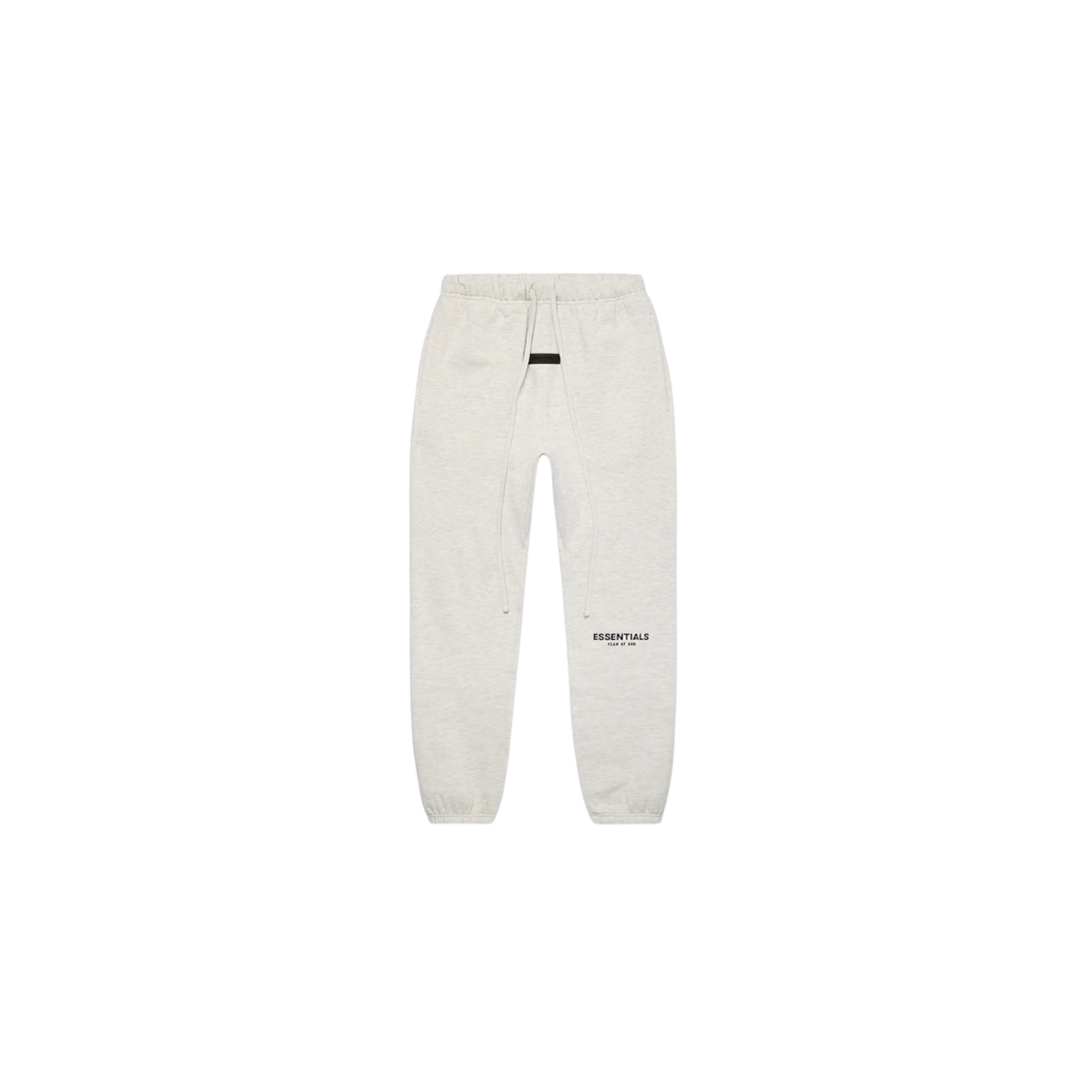 Essentials Light Oatmeal Cuffed Sweats, Size: M