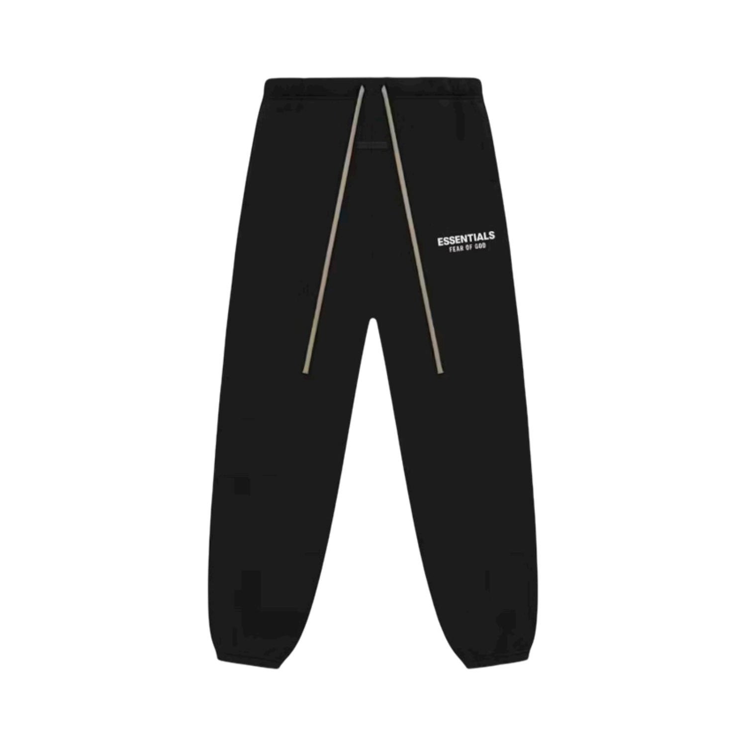 Essentials Black Cuffed Sweats, Size: XXS