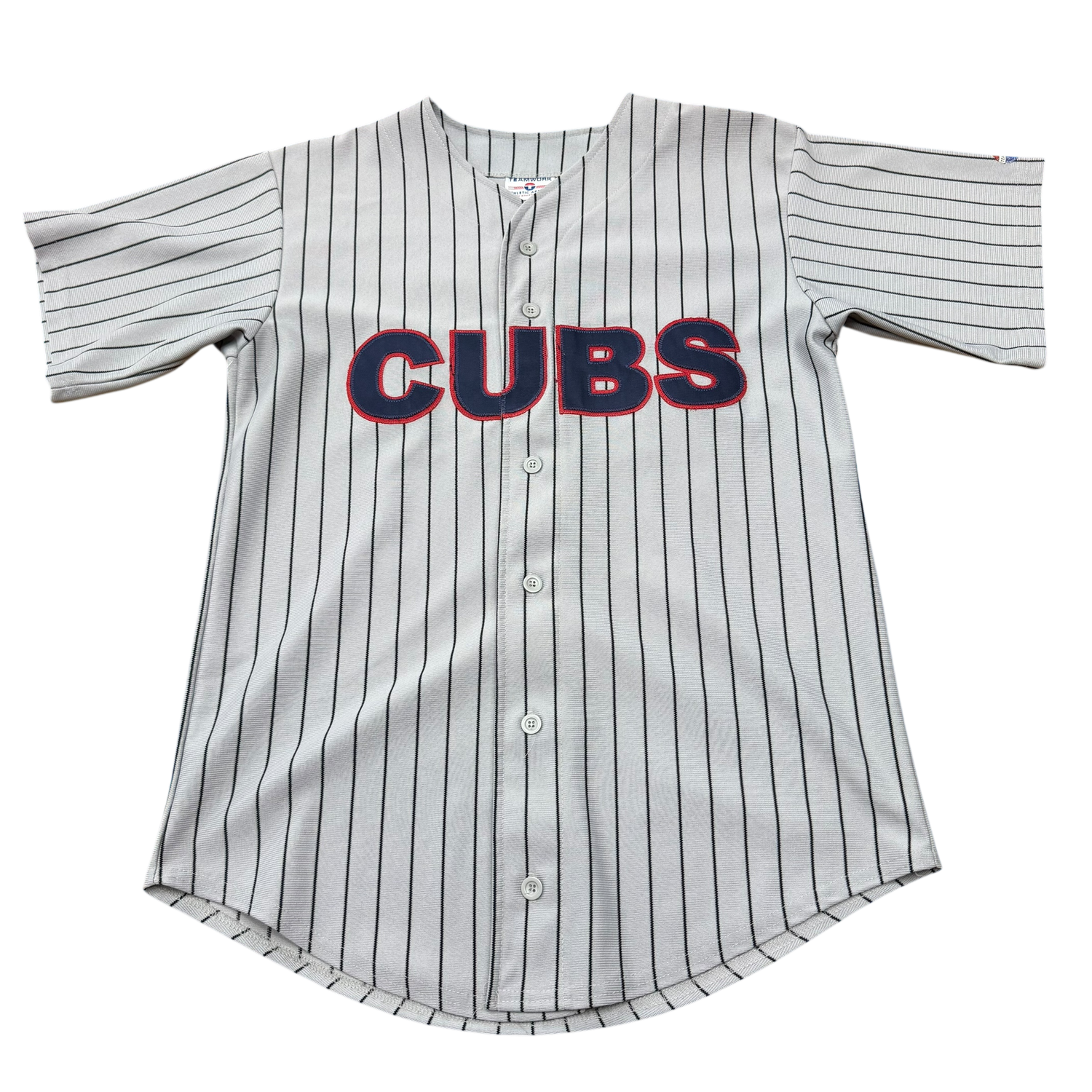 Vintage 90s Chicago Cubs Starter Pinstripe Baseball Jersey
