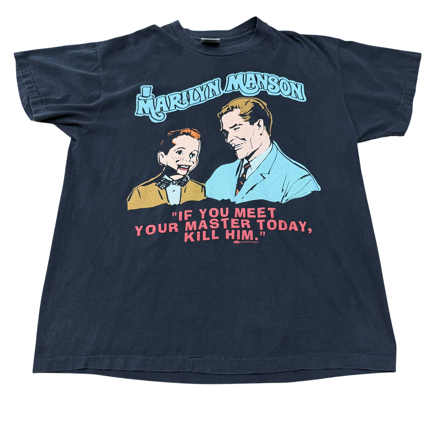 Vintage 1995 Marilyn Manson If You Meet Your Master Today Kill Him T-Shirt