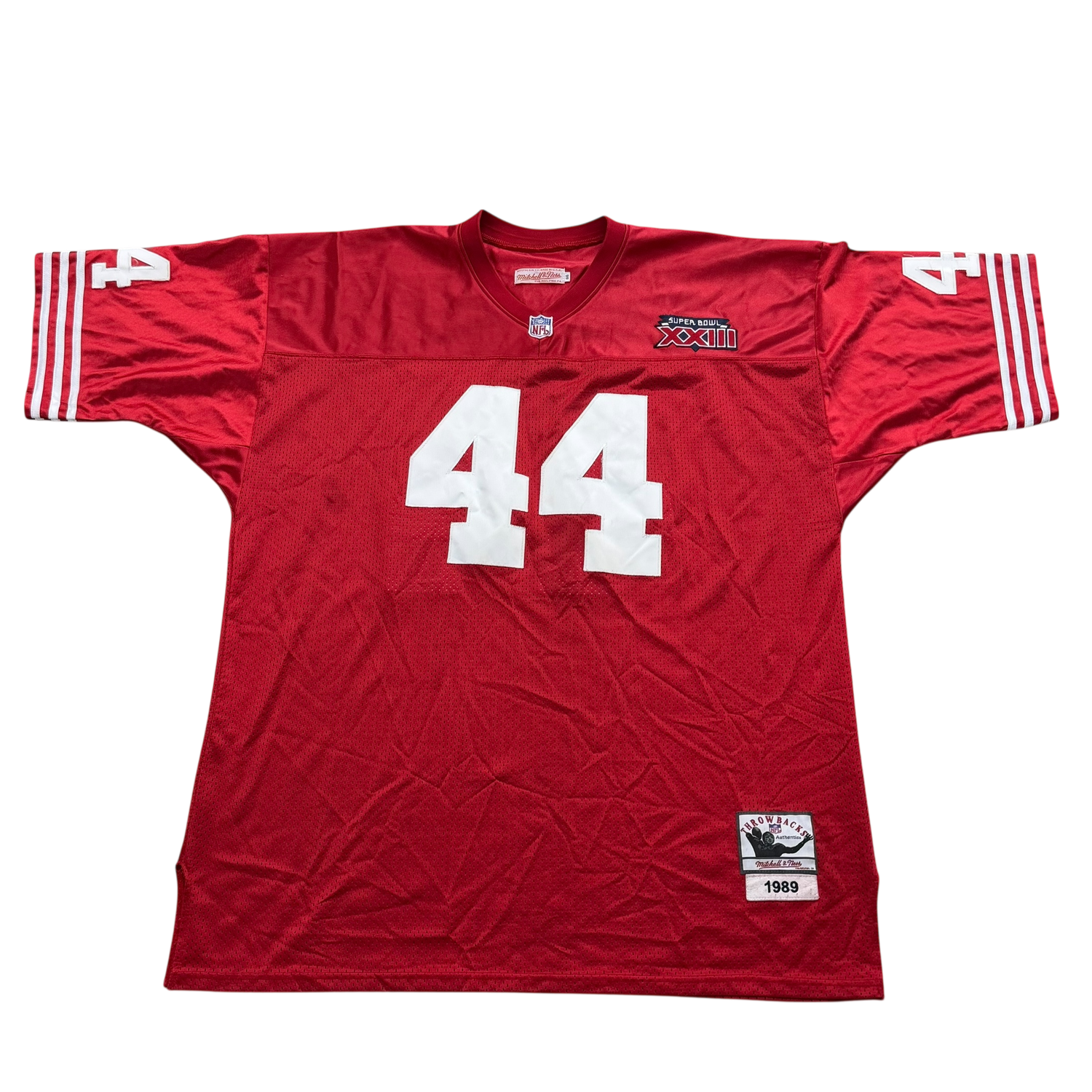 Tom Rathman San Francisco 49ers Custom Stitched Red Football Jersey #44