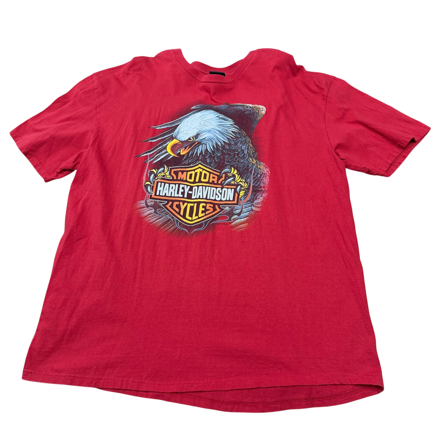 Harley-Davidson Eagle Bar &amp; Shield T-Shirt Red