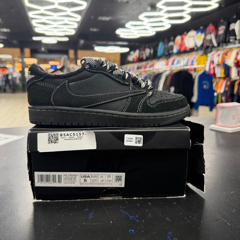 AJ1 Low Travis Scott Black Phantom PO