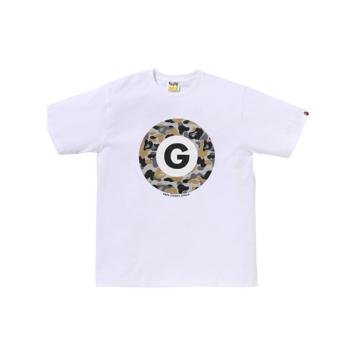 Bape Ginza 1st Anniversary White, Size: L
