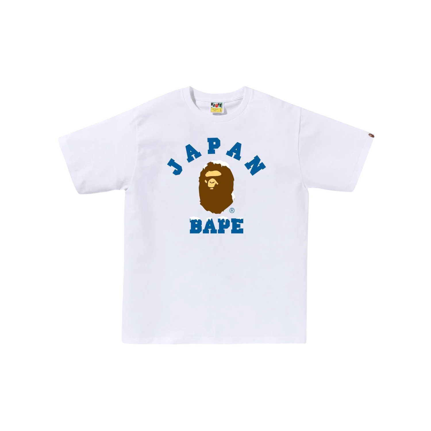 Bape Japan City Snow Ape Tee White, Size: L