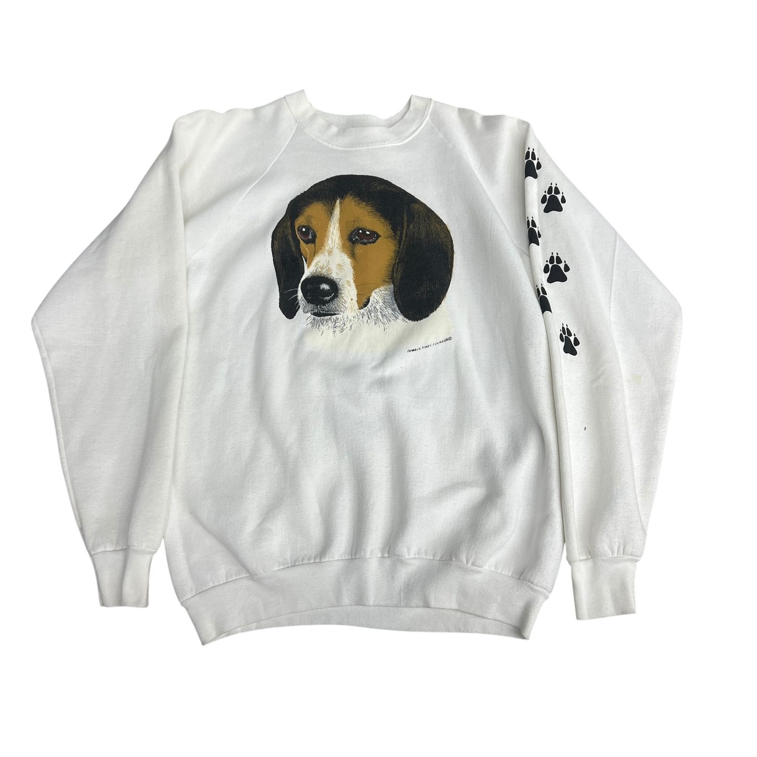 Beagle Graphic White Sweatshirt