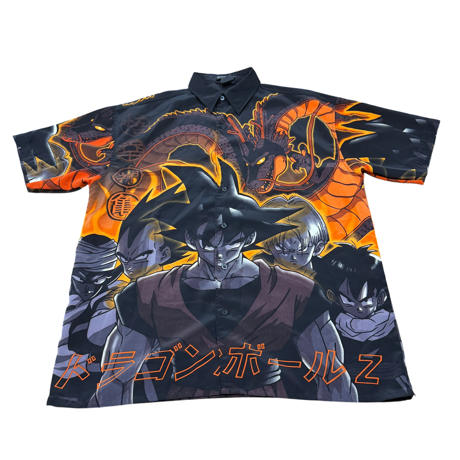 Dragon Ball Z Fighters All Over Print Button Up Shirt