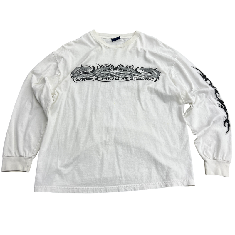 Y2K Sideout Tribal Dragon Graphic Long Sleeve