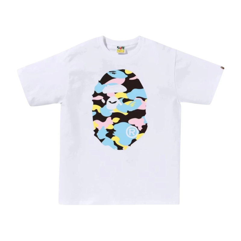 BAPE New Multi Camo Tee White