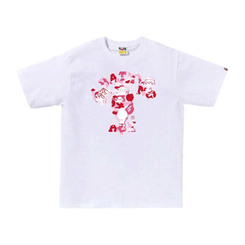 BAPE ABC College Milo Tee Pink