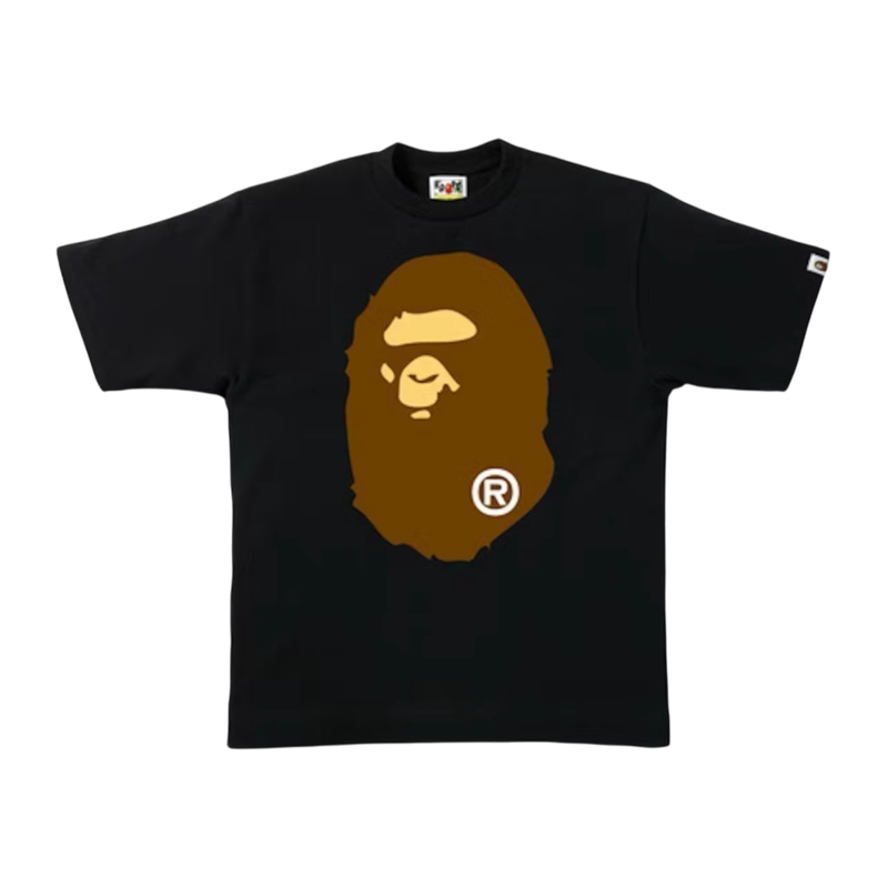 BAPE Big Head Ape Tee Black