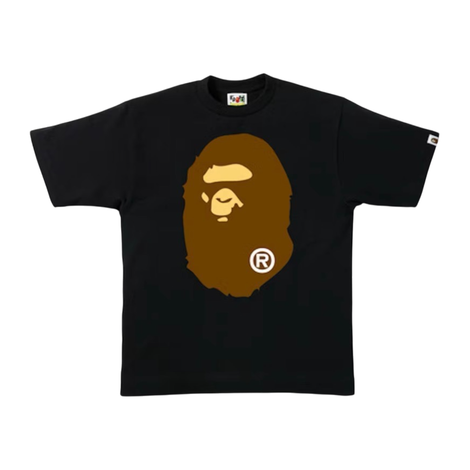 BAPE Big Head Ape Tee Black, Size: M