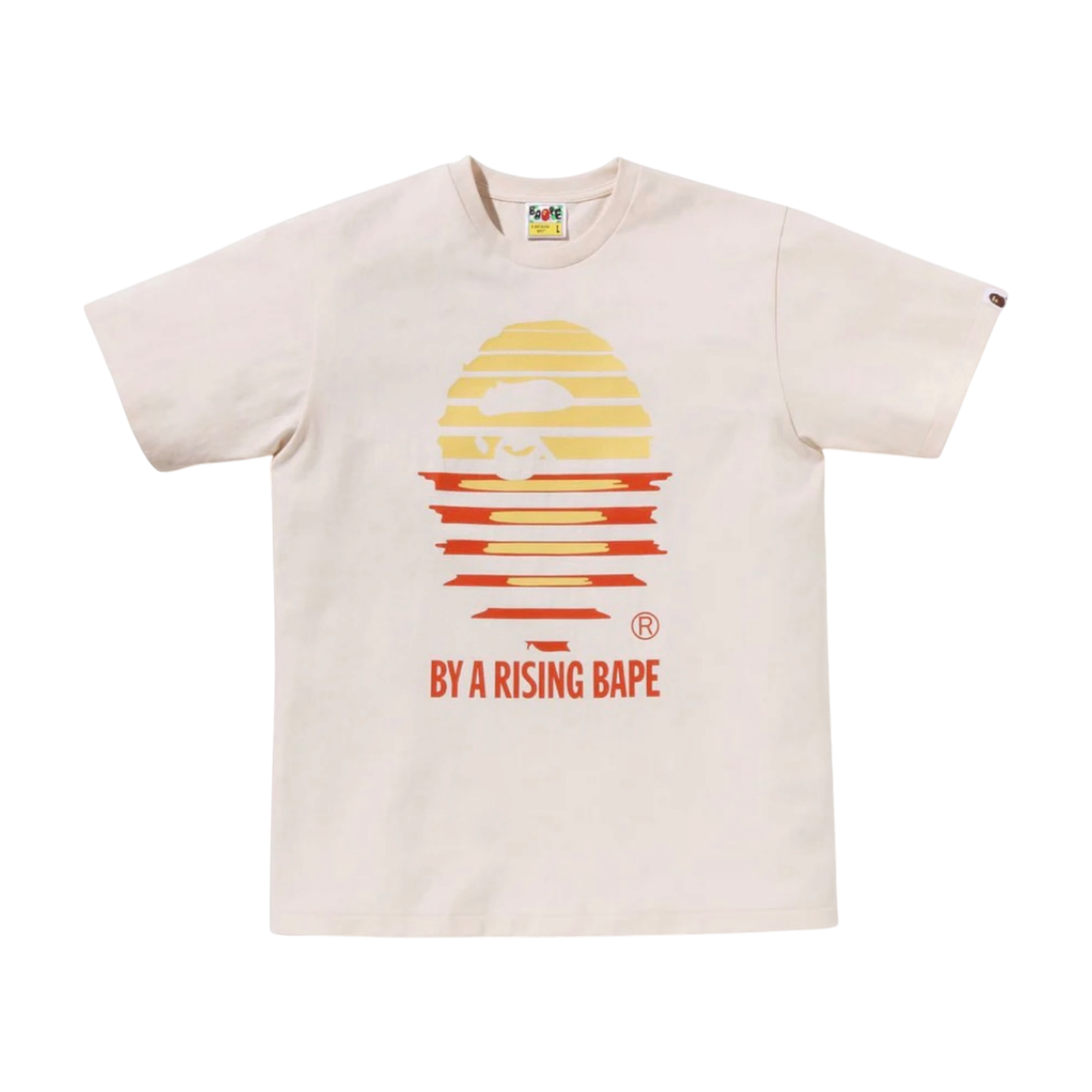 BAPE A Rising A Ape Tee Beige, Size: M