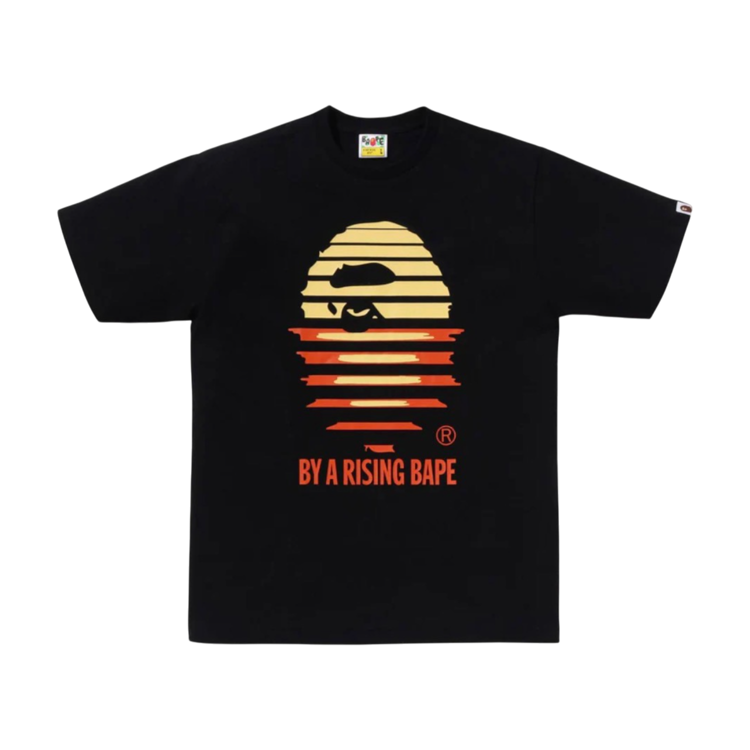 BAPE A Rising Ape Tee Black, Size: S