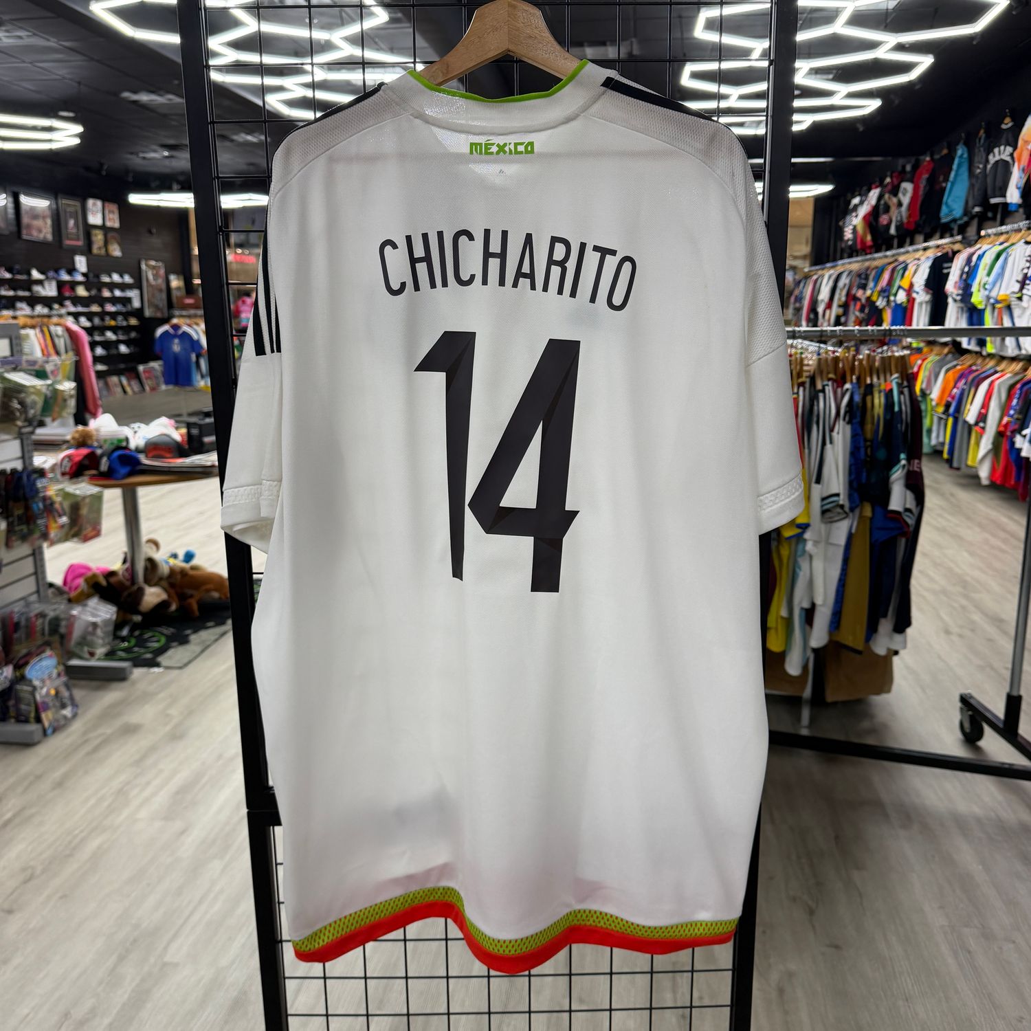 15/16 Adidas Mexico Away Chicharito Jersey