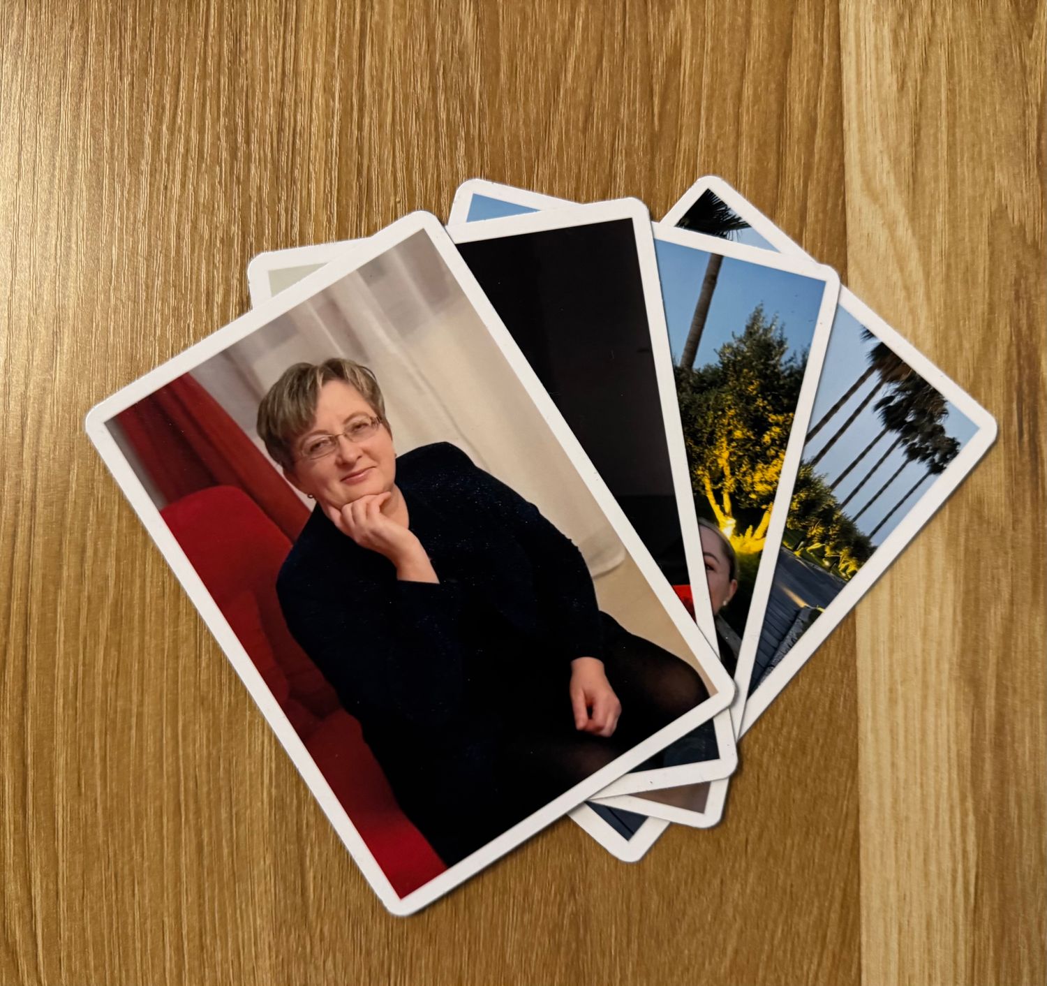 4 Flexi- Fotomagnete 9 x 13 cm
