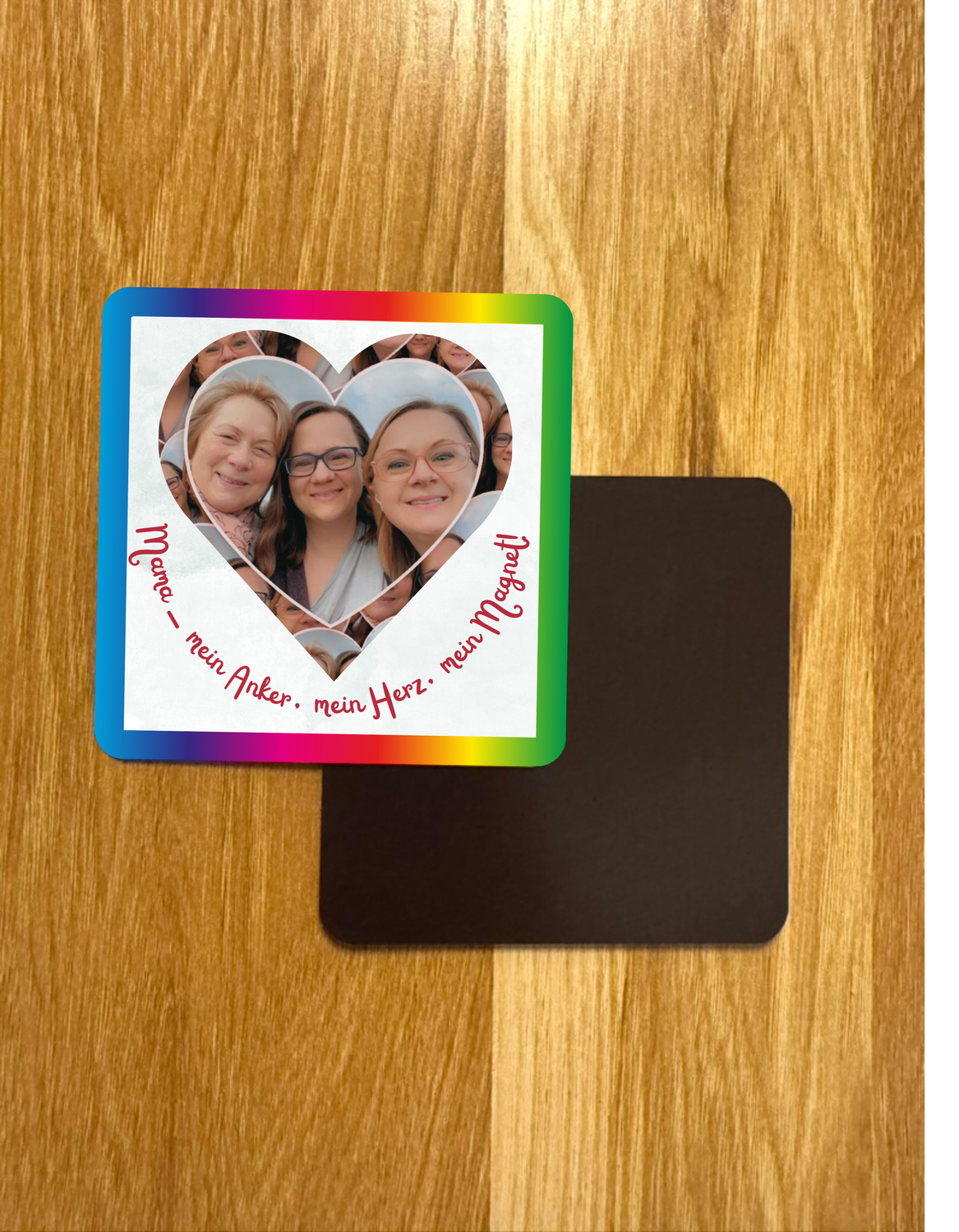 1 Flexi-Fotomagnet Mama-Herzmotiv