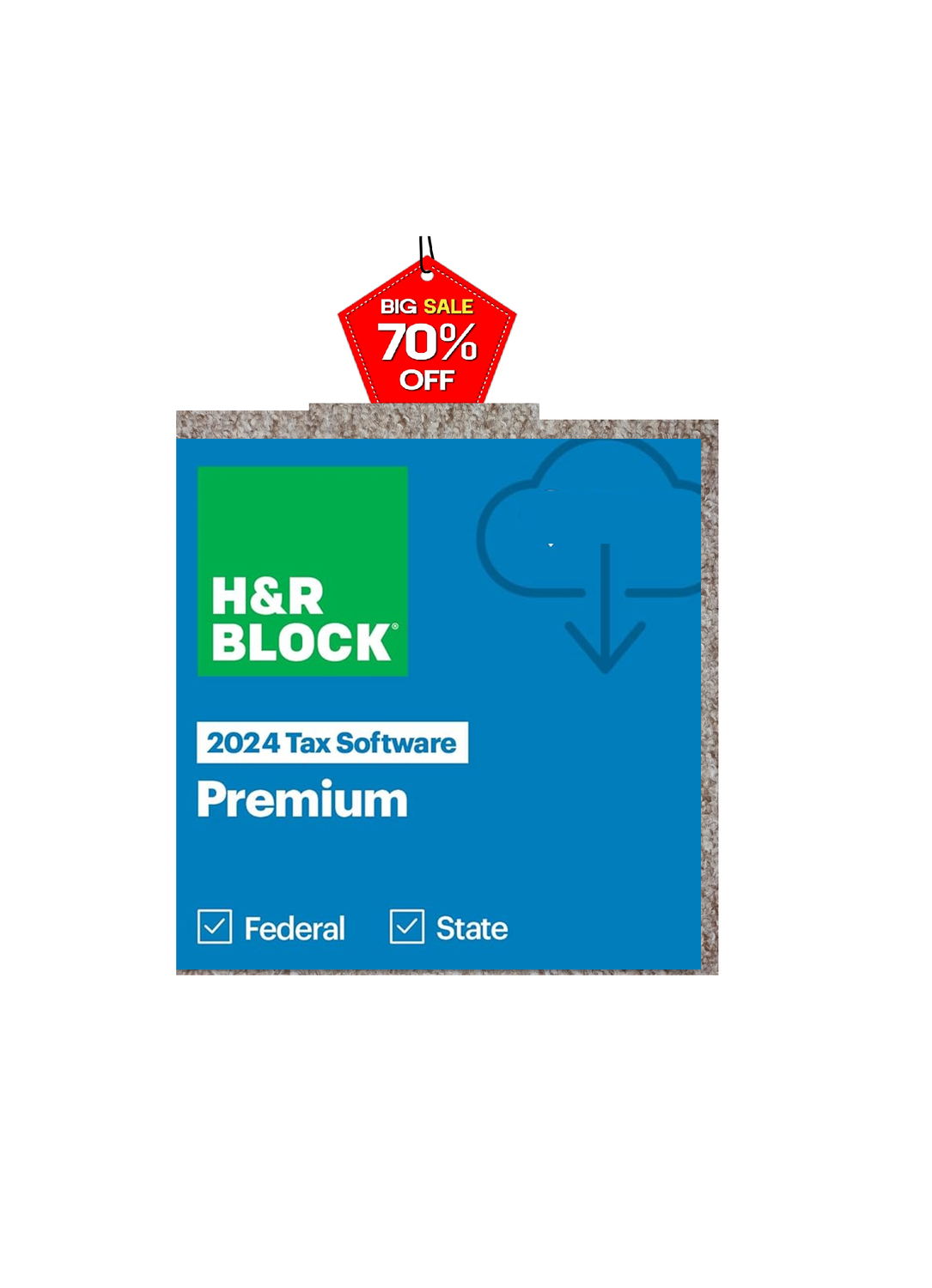 H&amp;R Block Tax Software Premium 2024 Win/Mac with Refund Bonus Offer (Amazon Exclusive)