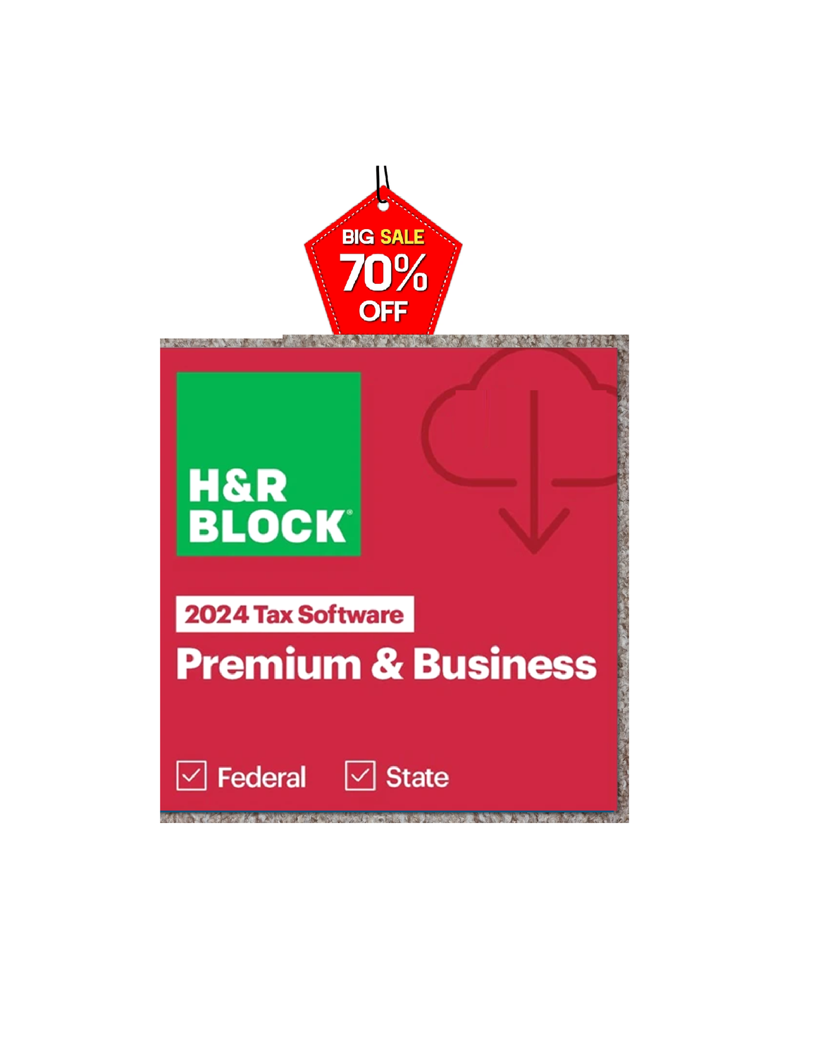 H&amp;R Block Tax Software Premium &amp; Business 2024 Win with Refund Bonus Offer (Amazon Exclusive)