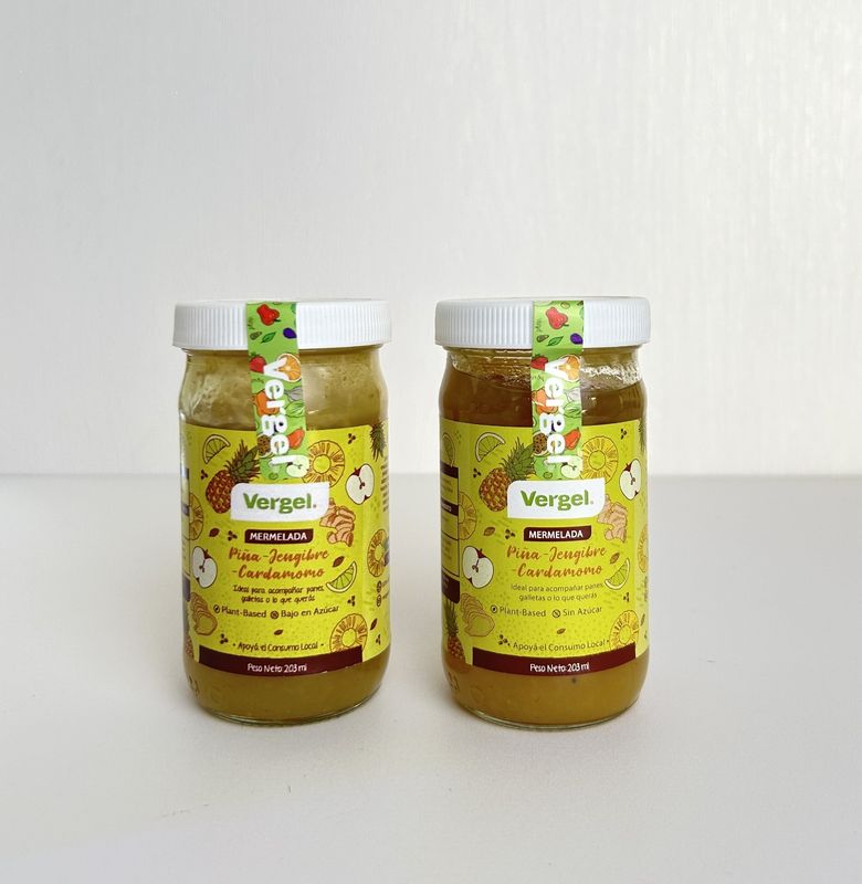 Mermelada Piña Jengibre y Cardamomo