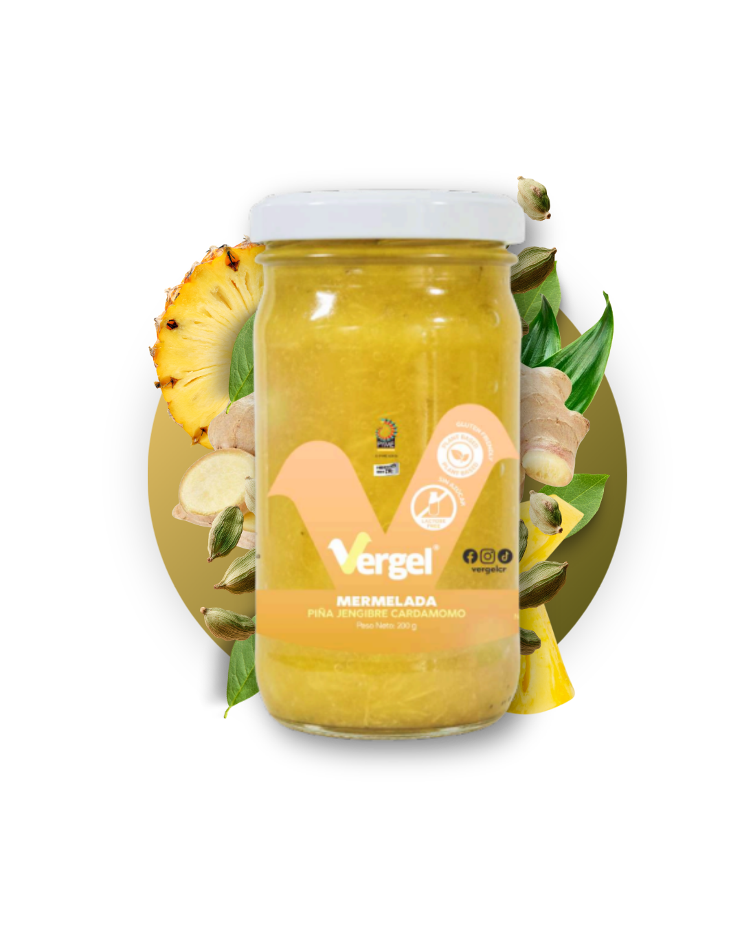 Mermelada Piña Jengibre y Cardamomo Mermelada Piña Jengibre y Cardamomo