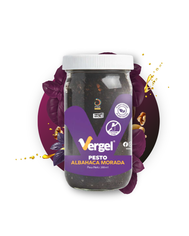 Pesto Albahaca Morada