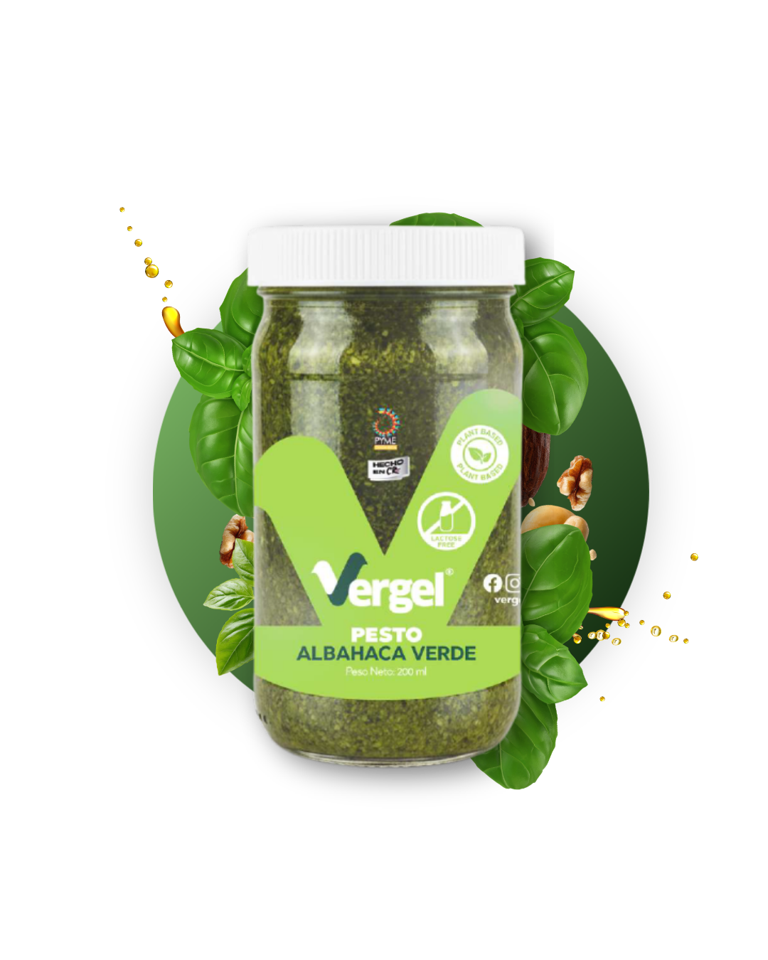 Pesto Albahaca Verde