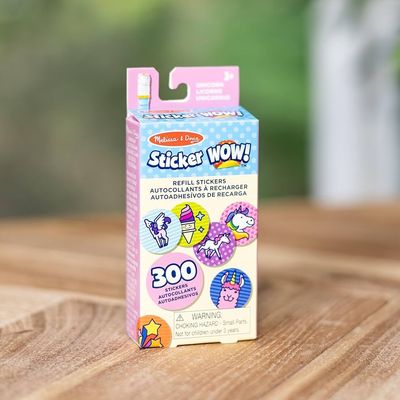 Refill Sticker Wow Unicorn