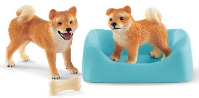 42479 Shiba-Inu Mother & Puppy