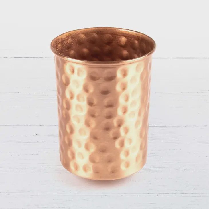 Copper Cup Hammered, Style: Standard