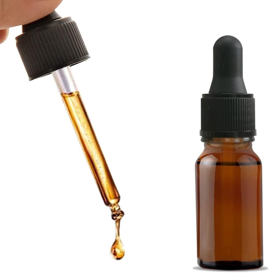 Amber Glass Dropper Bottles (1oz)
