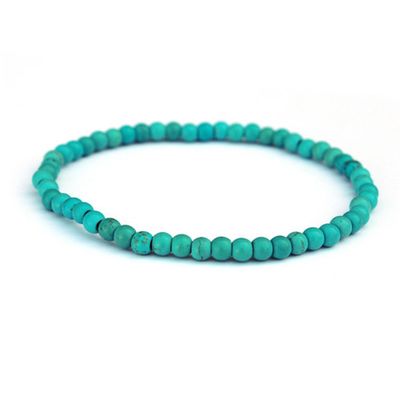 Turquoise Howlite Beaded Bracelet