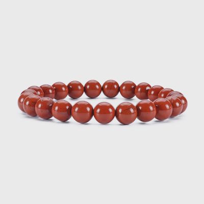 Red Jasper Beaded Bracelet