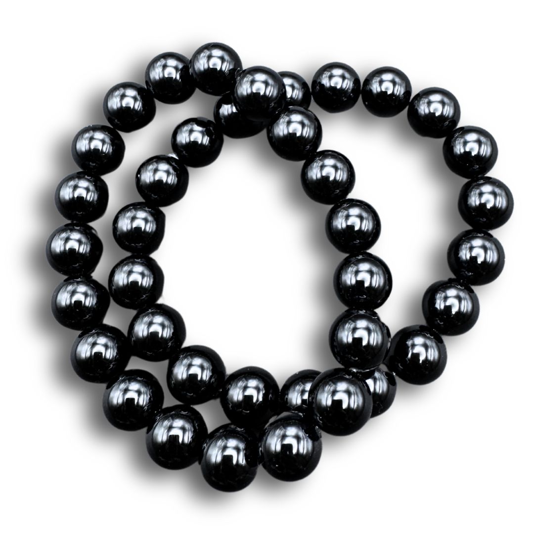 Black Onyx Beaded Bracelet