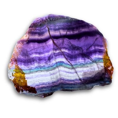 Rainbow Fluorite Slab