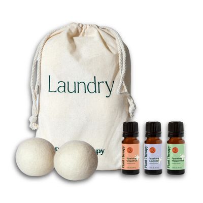 Wool Dryer Balls (6) w/Sparkling Laundry Blends (3)