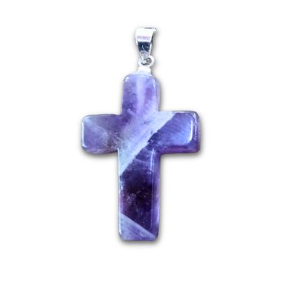 Amethyst Cross Pendant