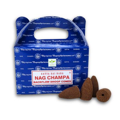 Satya Nag Champa Backflow Dhoop Cones
