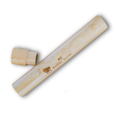 Bamboo Travel Toothbrush Case