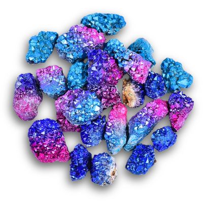 Electroplated Amethyst Clusters