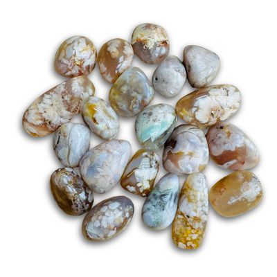 Flower Agate Polished Stones