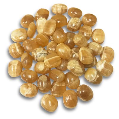 Honey Calcite Polished Stones